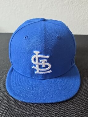 New Era  Men Snapback Cap - Blue with White Logo